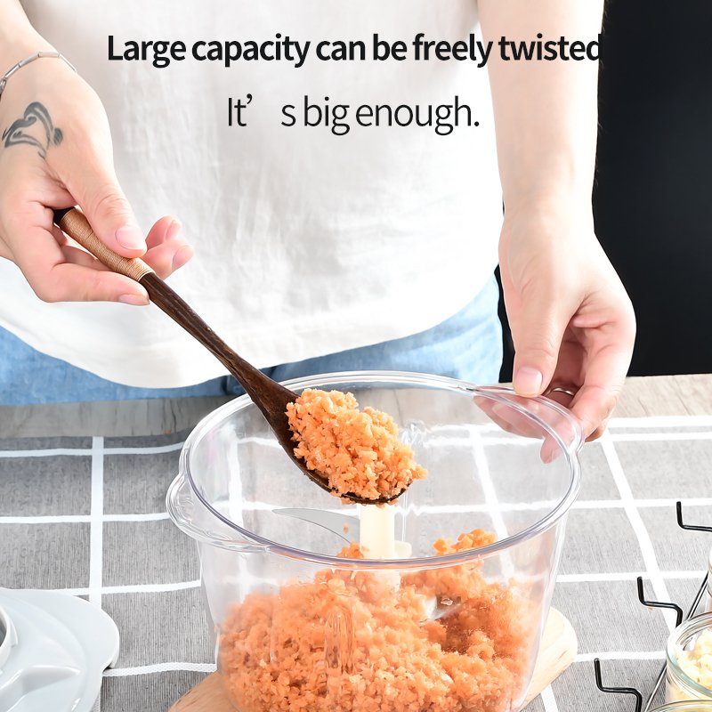 Practical Hot Sale Manual Food vegetable Chopper Hand Press meat Processor Shredder Vegetable Blender food grinder