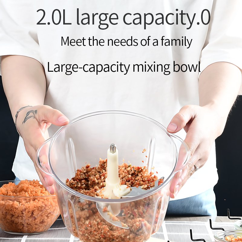 Practical Hot Sale Manual Food vegetable Chopper Hand Press meat Processor Shredder Vegetable Blender food grinder