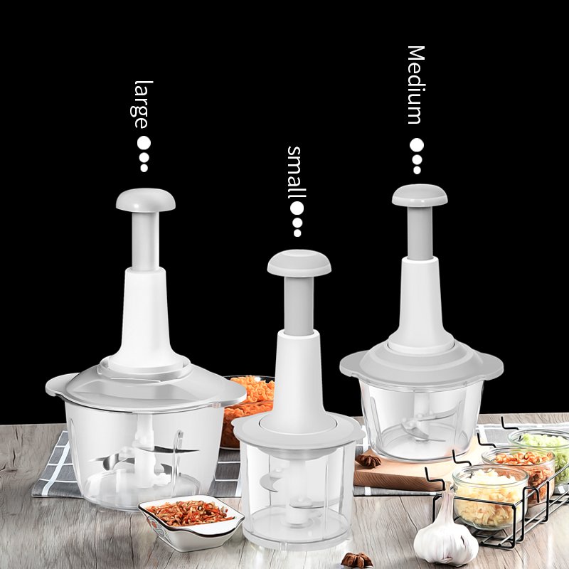 Practical Hot Sale Manual Food vegetable Chopper Hand Press meat Processor Shredder Vegetable Blender food grinder