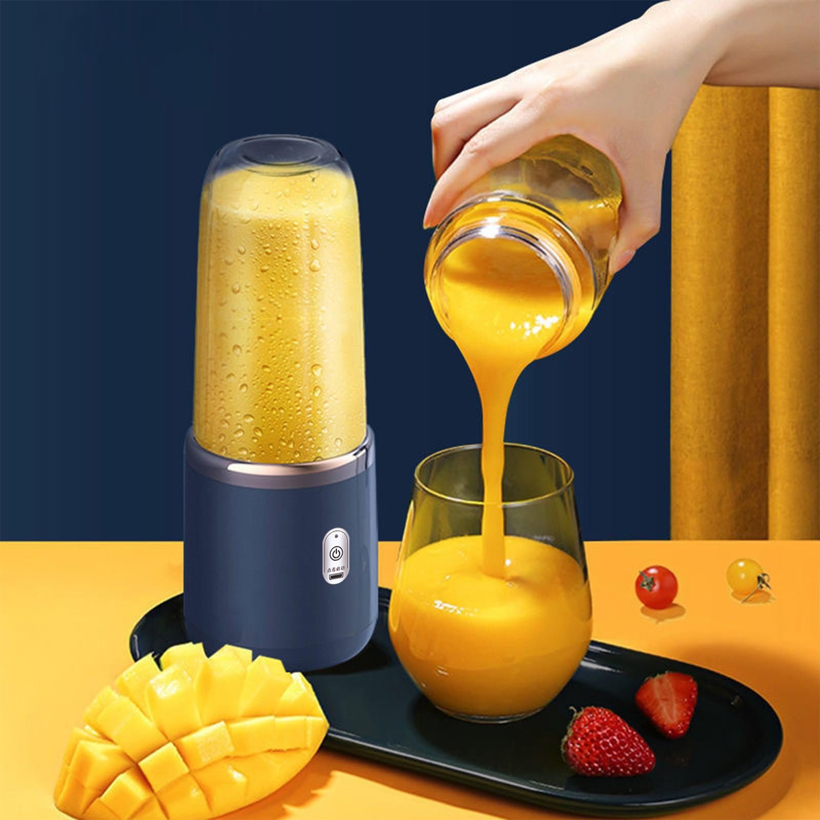 Hot Electric Juicer Cup 6 Blades High Speed Blender Usb Portable Fruit Mixer Sports Mini Fresh Juice Blender Fruit Juicers