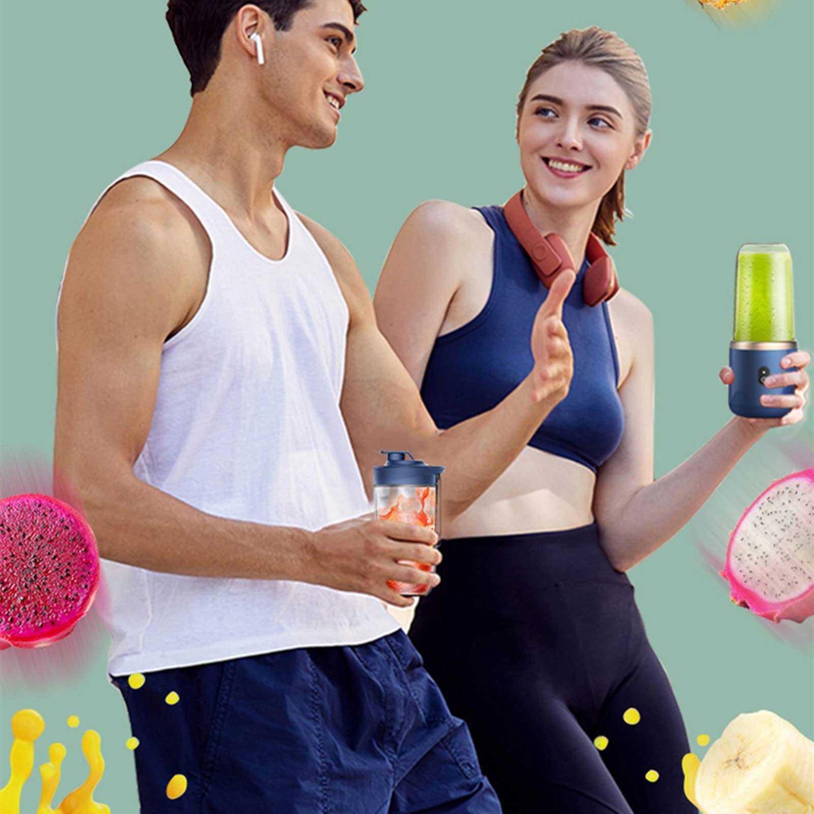 Hot Electric Juicer Cup 6 Blades High Speed Blender Usb Portable Fruit Mixer Sports Mini Fresh Juice Blender Fruit Juicers