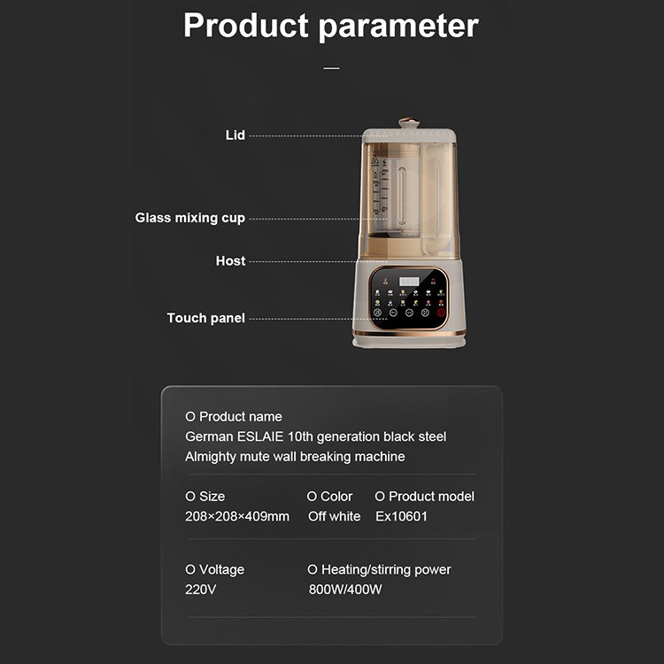 Factory supply Multi-Functional Grinding Juicer for Kitchen Automatic Function Mini Nut milk Juice Blender
