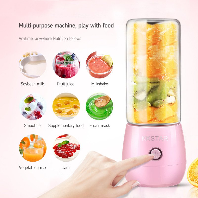 Wholesale Portable Blender Fruit Wireless USB Blender Machine Juice Cup Mini Multifunctional Blender