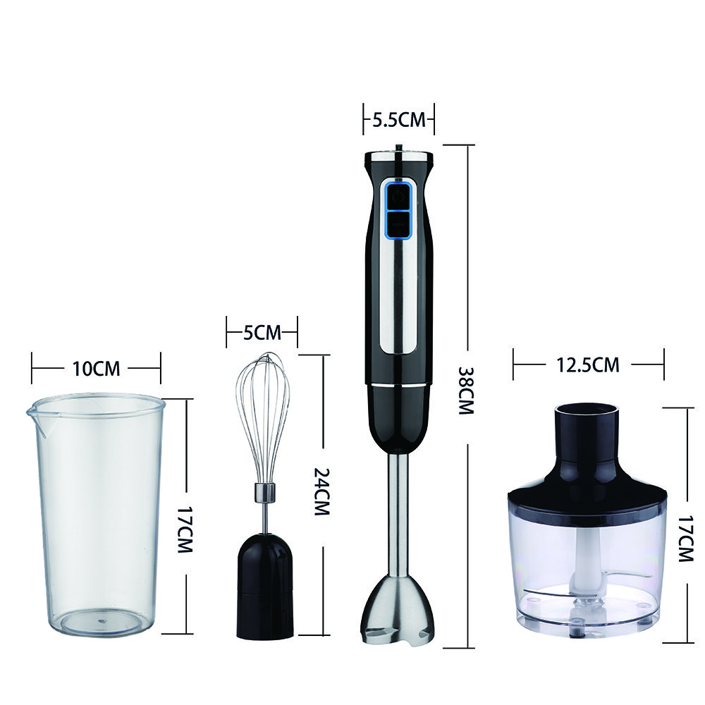 New Product with blender,chopper,egg mixer,3 In 1 Function 800w Hand Blender