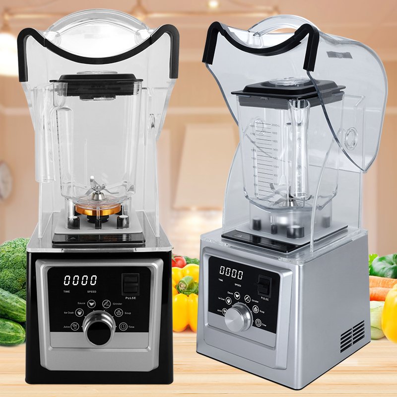 Best professional commercial ice crush high speed home use Sound Proof low noise silent electric blender mixer juicer licuadora