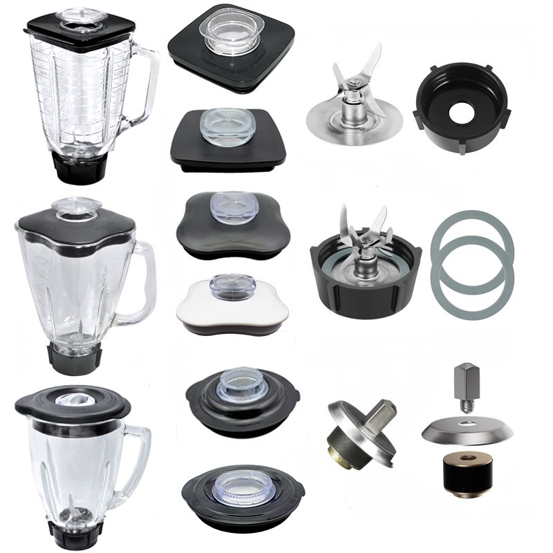 Blender Replacement osterizer: 1.25L 5-cups Square Top Glass Blender Jar Juicer Jug for 4655 Juicer Blender