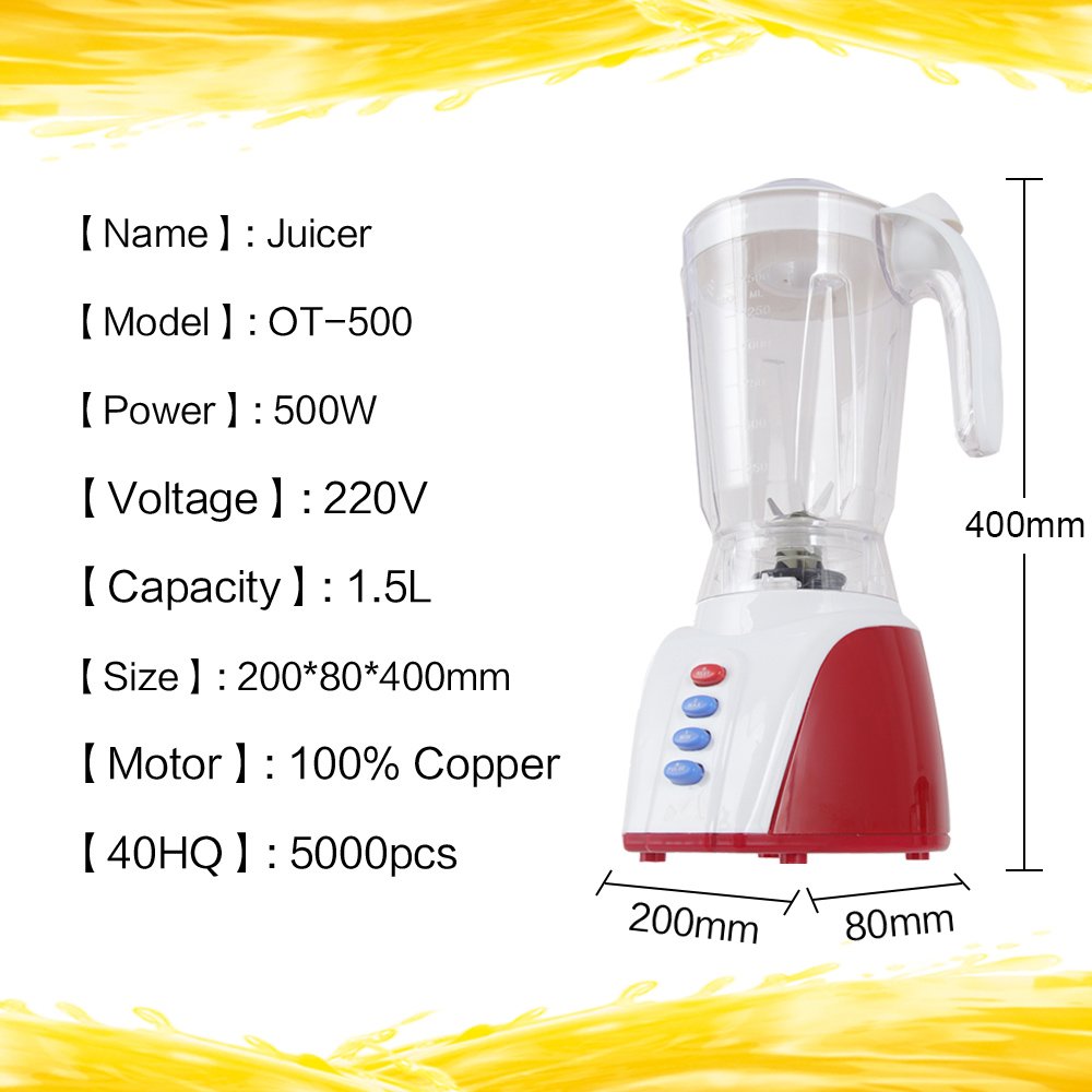 plastic fresh blender machine household appliances bardefu multipurpose licuadora nut Smoothie cuisine Electric blander