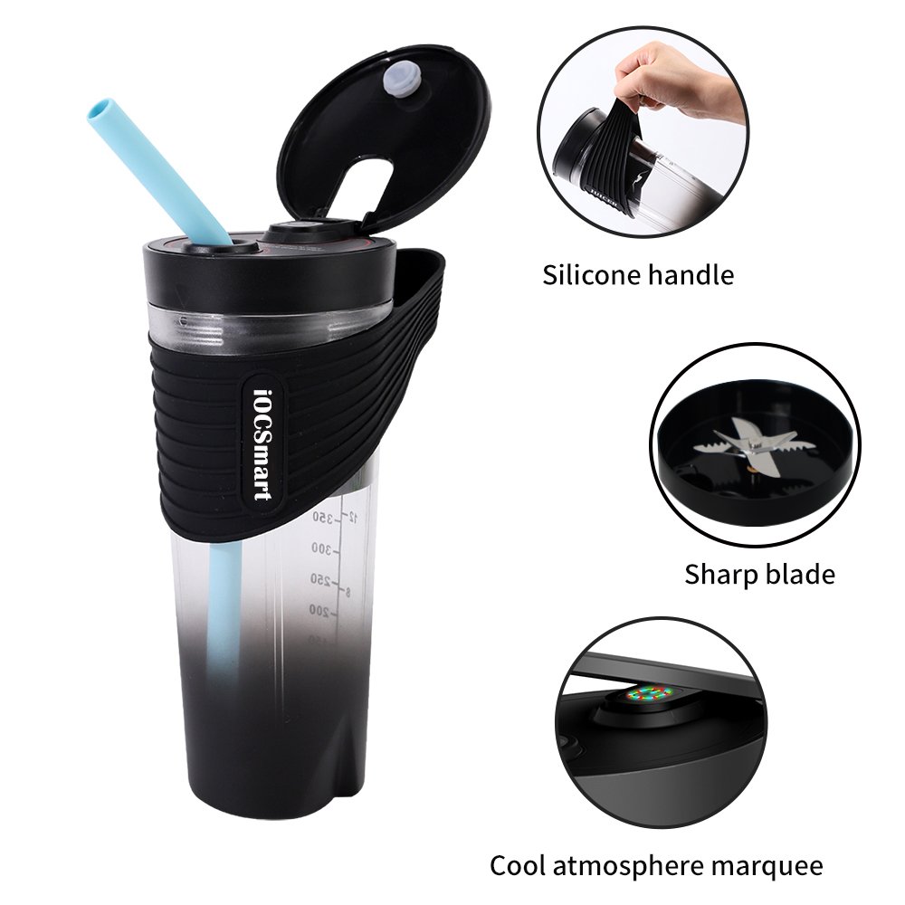 Ligkevan Hight Powered Smoothie Hand USB Rechargeable Small Size Coffee Electric Bottle Mini fruit Juicer Portable Blender