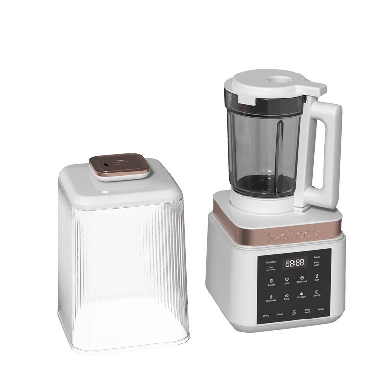 Latest Multifunctional Silent Blender With Sound Proof Cover 1.5L Electric Digital Heating Cook Fresh Juice Blender