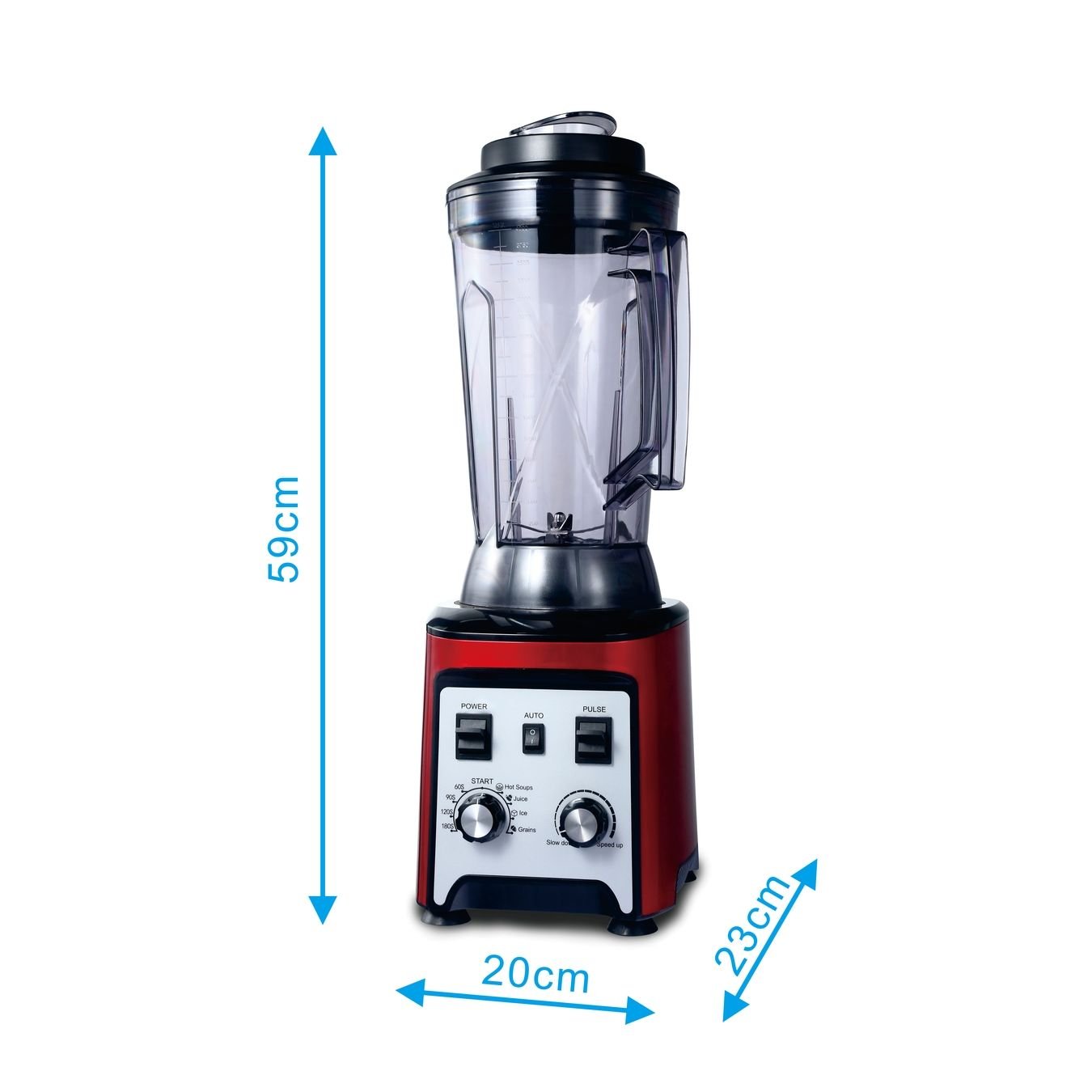 large capacity 4 liters vacuum juices 3000w gemat food blender commercial electric smoothie blender