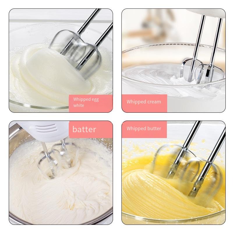 Wholesale Price 260W Electric Bakery Dough Hook Handheld Egg Beater Mixers Dough Food Processor Cream Blender Machine Price