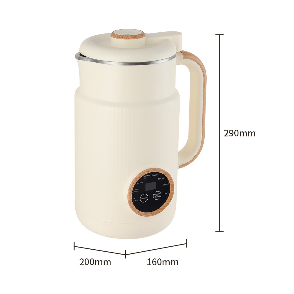 JUNWEI vegan oat soya chocolate home machine soy bean blender built-in filter homemade almond nut milk maker