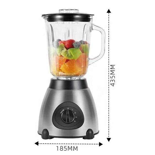 2 in 1 800W Kitchen Appliances Heavy Duty Blender Juicer Portable Kitchen Juicer Blender Fruit Juice Blender