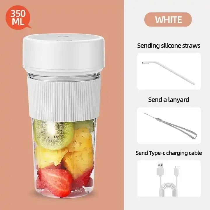Portable Smoothie Blender Powerful High Speed Battery Juicer Usb Rechargeable Small Mini Portable Fruit Juice Blender