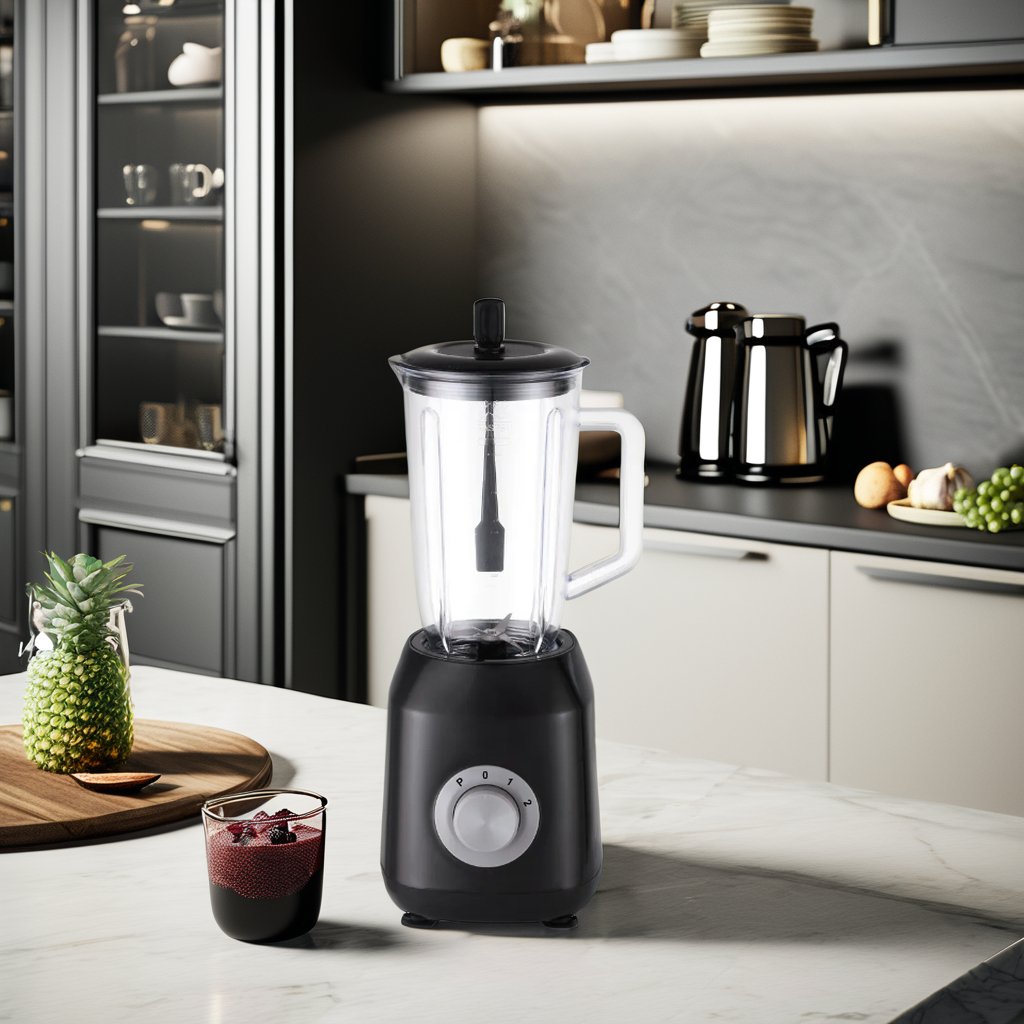 Factory Price 2 Speeds 1.0L Plastic Jar Electric Blender Juicer Blender Stand Blender