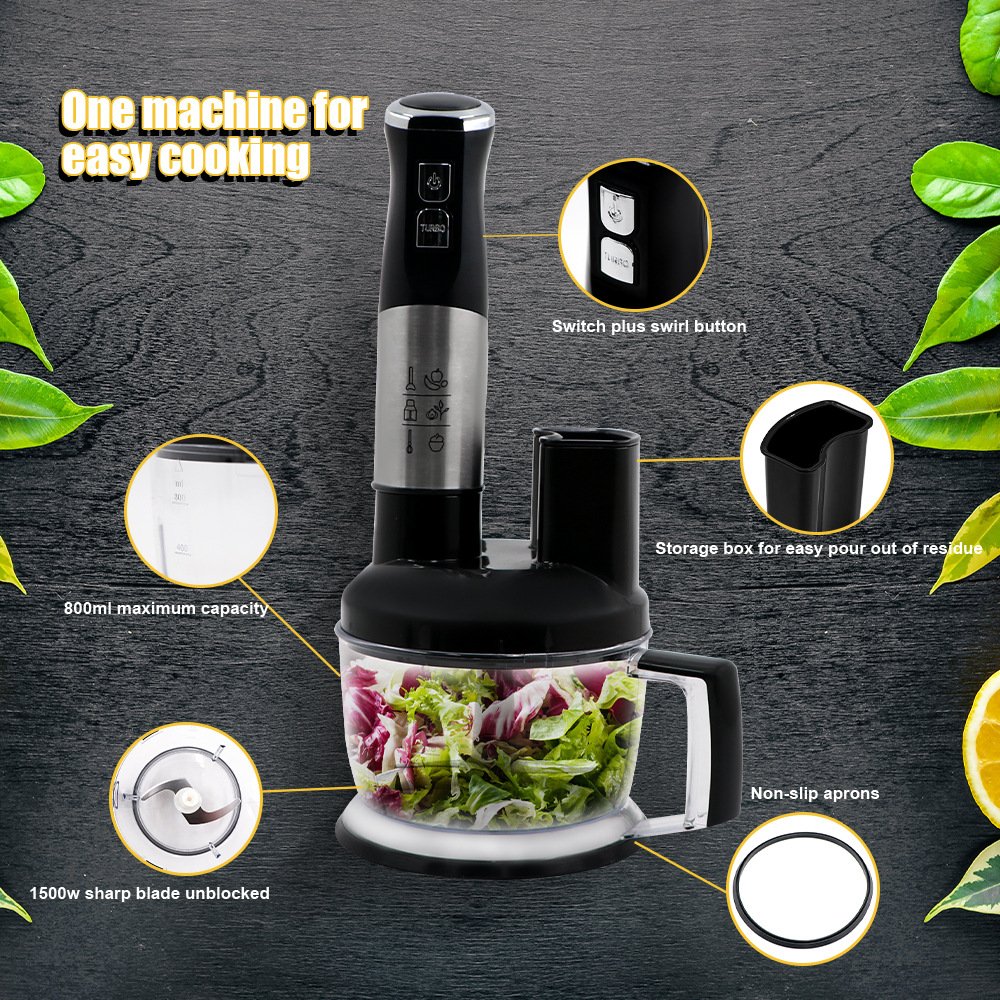 Europlug Mixer Juicer Smoothies Machine Kitchen Blender Multifunctional Food Processor Machine