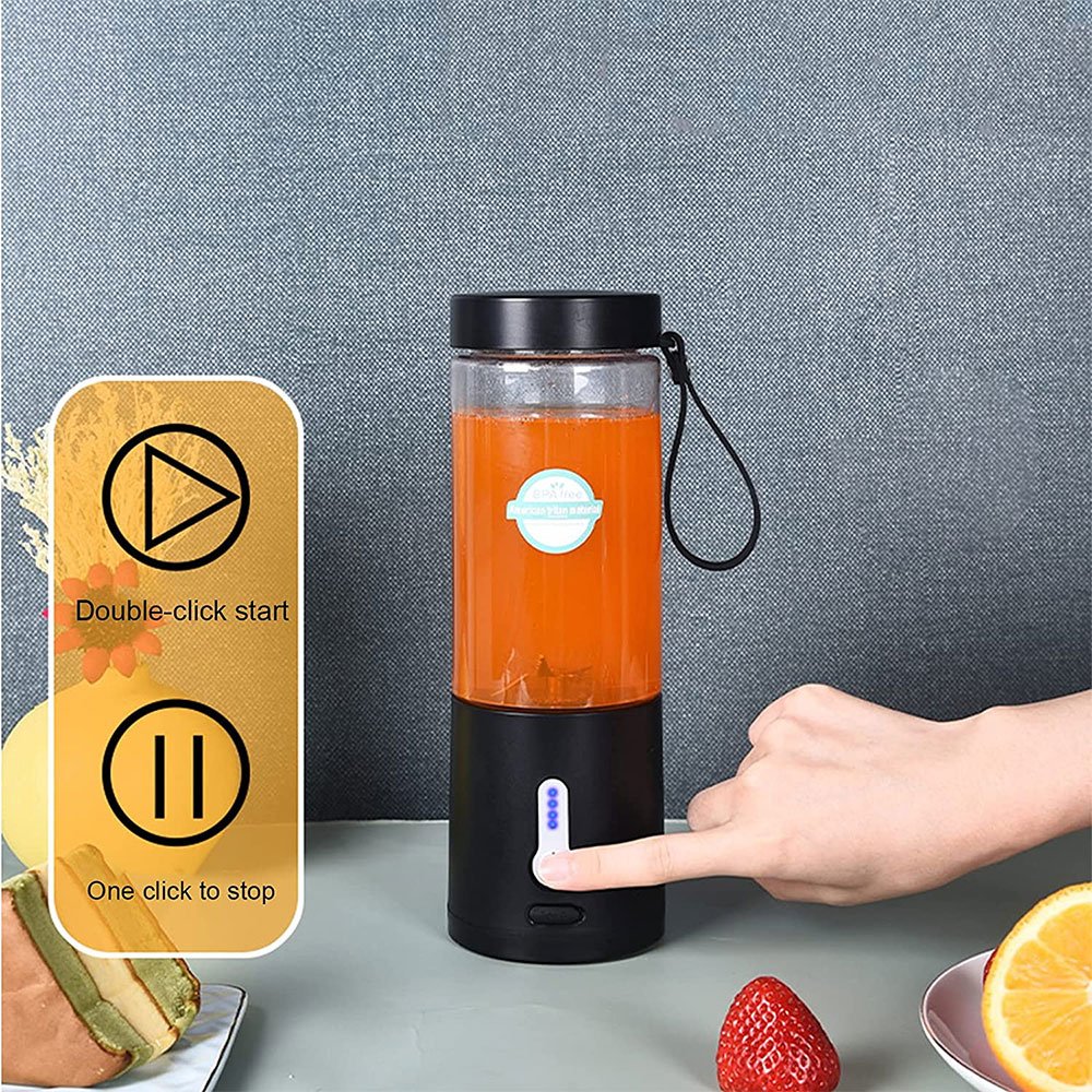Ligkevan Original Factory 530 ML Custom Logo High Power Type-C Rechargeable Battery Kitchen Mixer Portable Juicer Blender