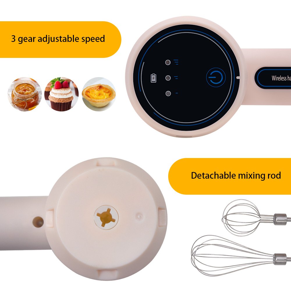 usb rechargeable mini portable blender dough electric kitchenaid food mixer