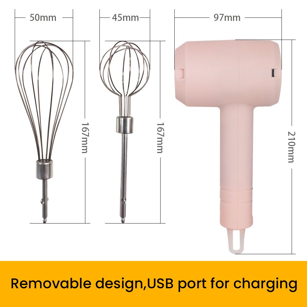 usb rechargeable mini portable blender dough electric kitchenaid food mixer