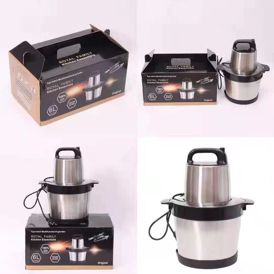 Stainless Steel 6l Liters Pounding Yam Pounder Meat Blender Electr Electric Slicer Meat Grinder Fufu Machine