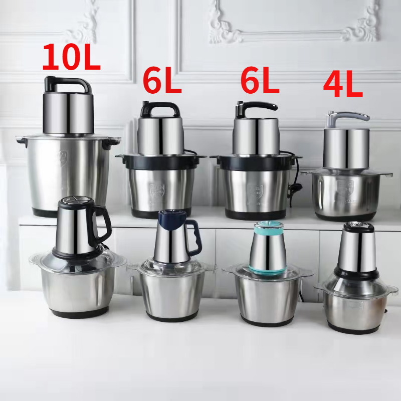 Stainless Steel 6l Liters Pounding Yam Pounder Meat Blender Electr Electric Slicer Meat Grinder Fufu Machine