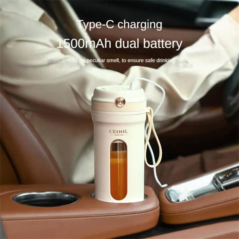 Portable Juice Blender Drinking Cup Charging Port 350ml Juice Cup Plastic Fast Juicing / Non-slip Cup Design / Waterproof 40 20s