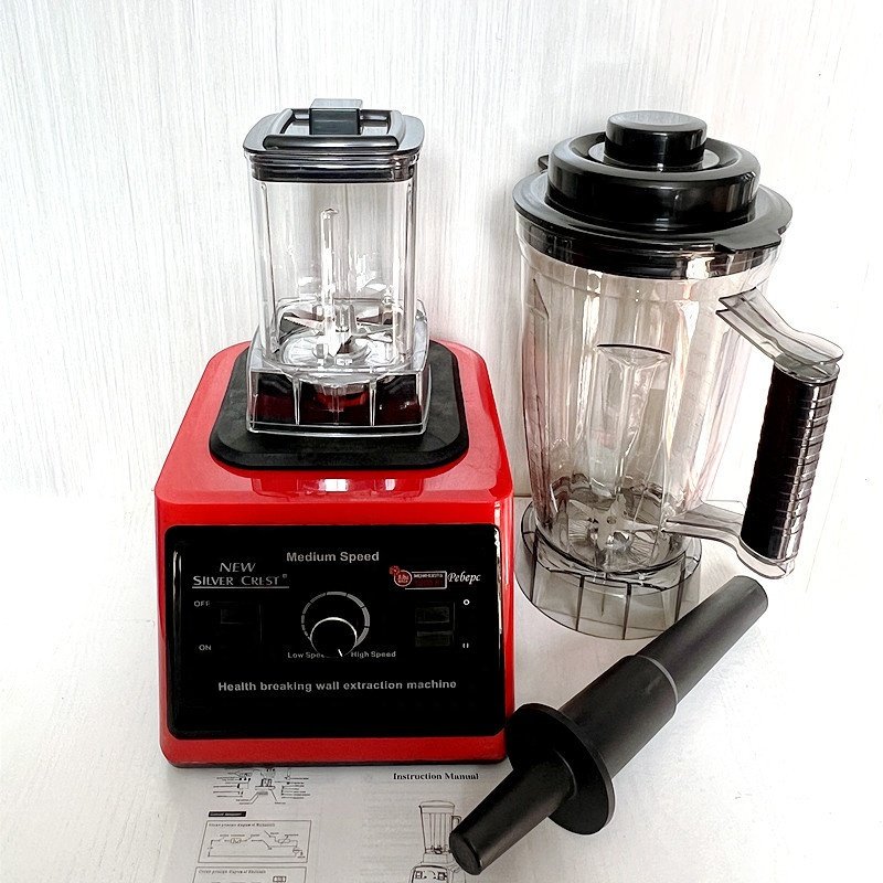 2 in 1 8000w kitchen appliances Silver Crest Blender 3L Large Capacity Commercial blender With 650ml Mixer Grinder Silver crest
