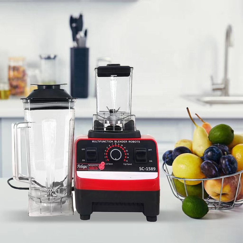 Low Price Wholesale High Speed 4500W Stainless Steel Electric Meat Grinder Pure Copper Motor Food Processor Vegetable Blender