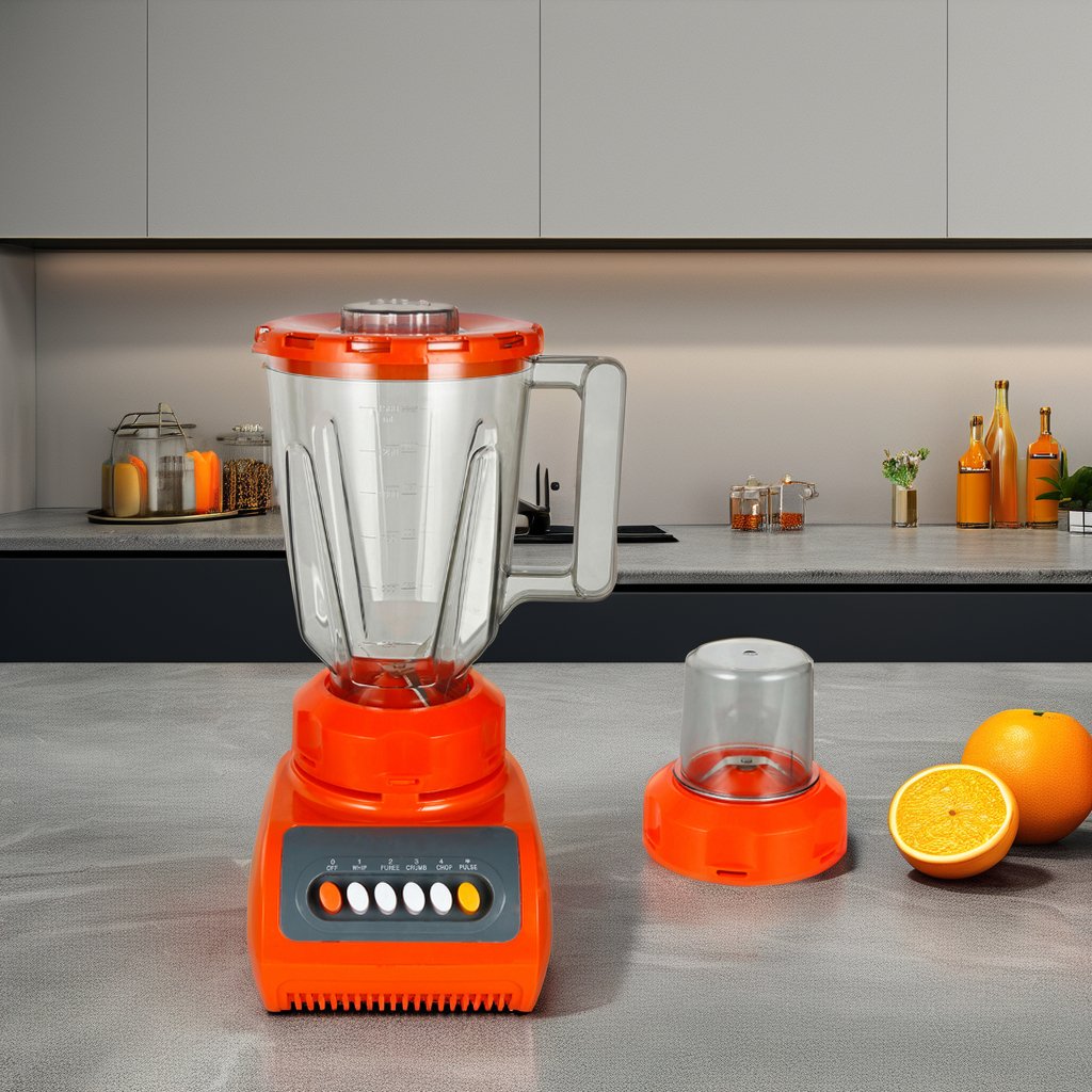 Hot Sell 350W 4 Speeds 1.5L Plastic Jar Glass Jar Electric 999 Blender Stand Blender Table Blender