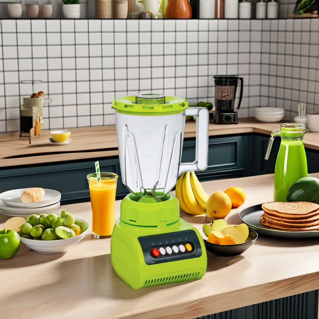 Hot Sell 350W 1.5L Plastic jar 4 Speeds Electric Blender 999 Blender Table Blender