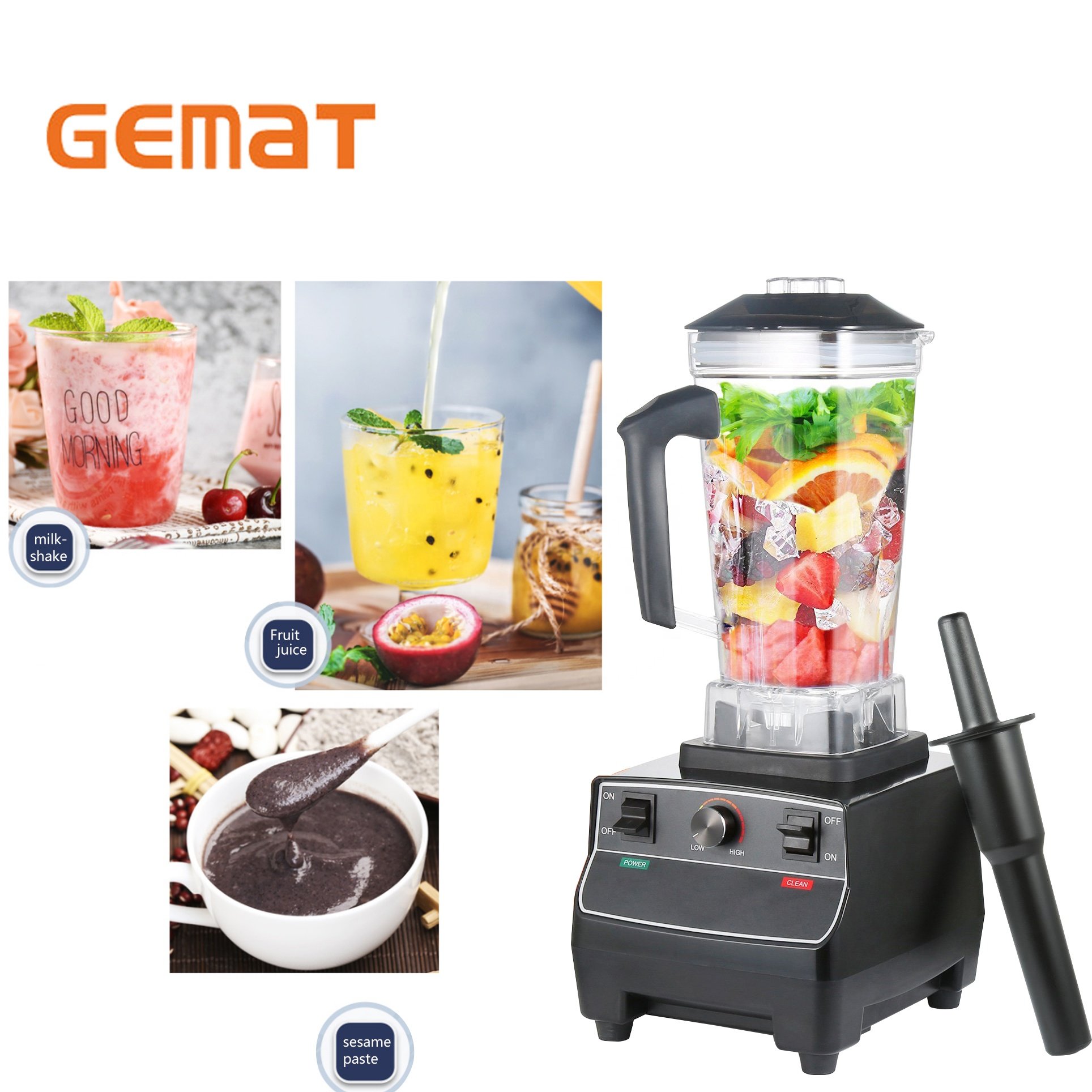 Best heavy duty high speed commercial electric blender smoothie machine manufacturer fresh juicer with factory wholesale price
