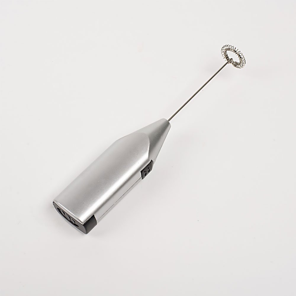 White Electric Egg Beater Milk Frother For Coffee Household Kitchen Mini Stainless Steel Coffee Milk Tea Blender Dropshipping