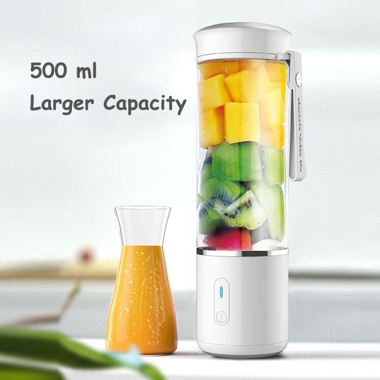 Modern Handheld Fruit Juicer Rechargeable Juicer Blender 6 Blade 500 ML Mini Portable Electric Fruit Juicer home appliances