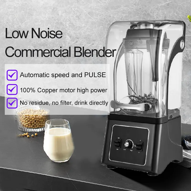 4.5L Big Capacity 2200W Blending Machine Ice Cream Fruit Blender