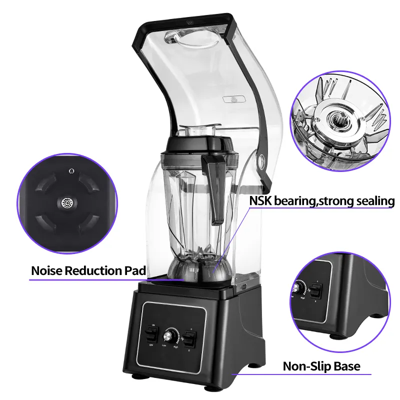 4.5L Big Capacity 2200W Blending Machine Ice Cream Fruit Blender