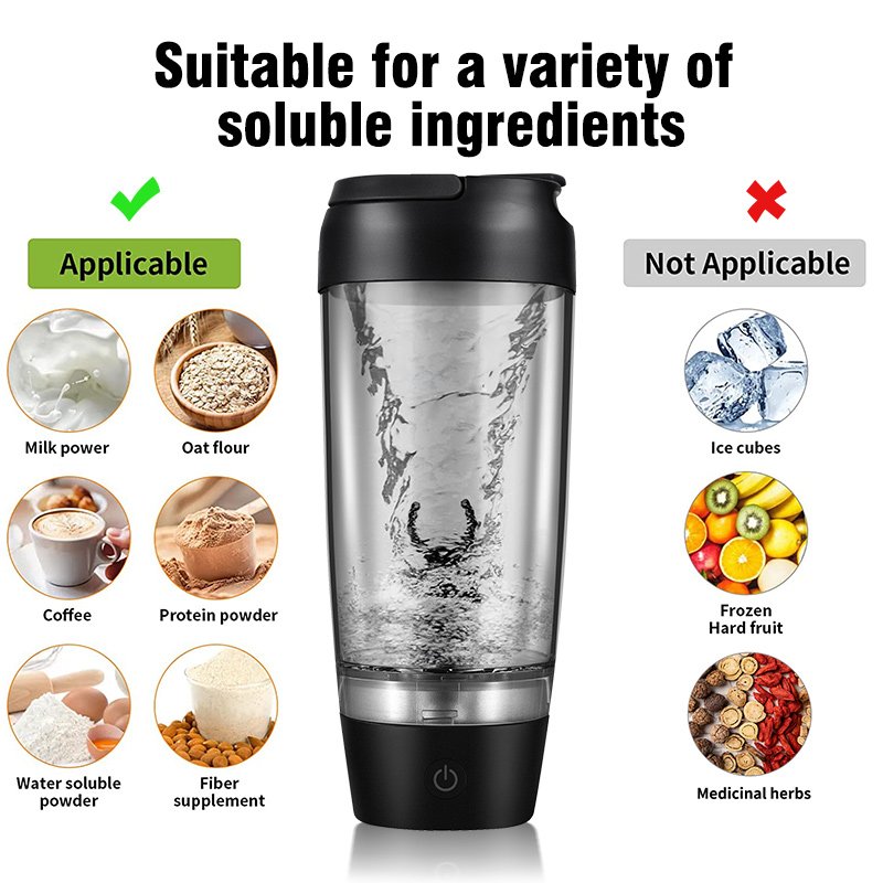 BPA Free Best Sport Gym portable blenders Protein Shakers Bottle with Protein Powder Box