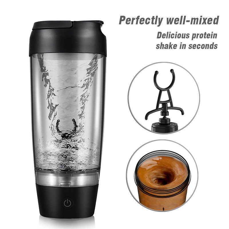 BPA Free Best Sport Gym portable blenders Protein Shakers Bottle with Protein Powder Box