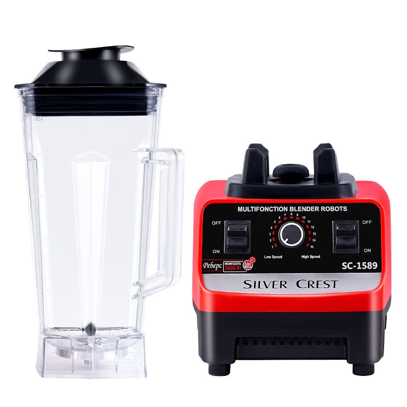 Silver Crest Multifunction commercial cheap portable manual electric home kitchen juice food fruit cooking blender