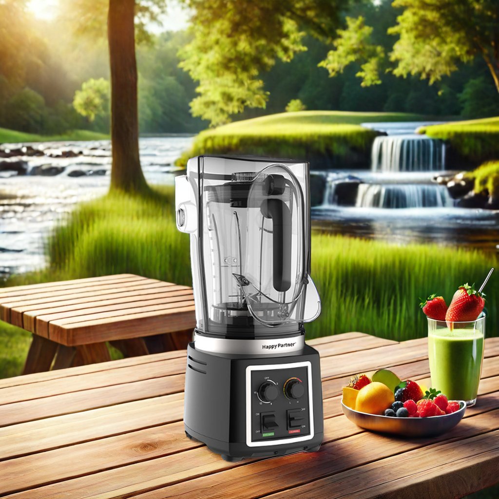 HappyPartner KFS-305A 800W Electric Blender Kitchen Machine Stainless Steel High-Speed Silent Variable Speed Milk Application