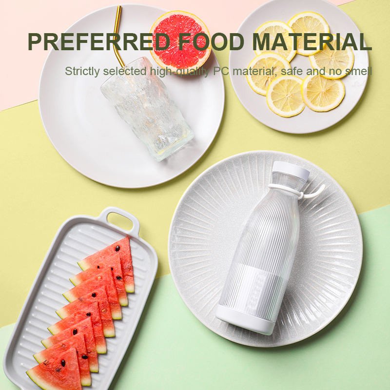 300ML electric mini blender Small size Rechargeable Portable Blender automatic handheld USB Fruit Smoothie Juicer Cup