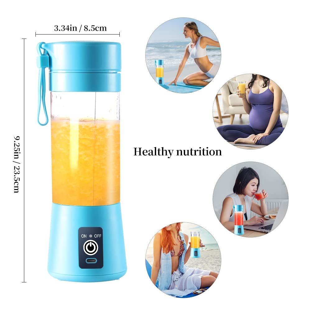 380ML Mini Electric Portable Juice Bottle Blender Fresh Juice Mini Fast Portable Blender