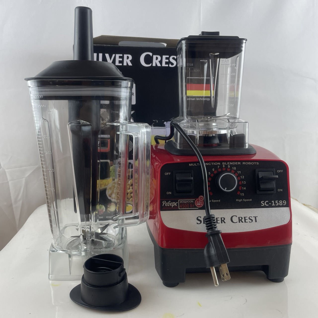 Hot sell 2 in 1 heavy duty Commercial kitchen household fresh fruit juicer electrical silver crest smoothie mixer blender