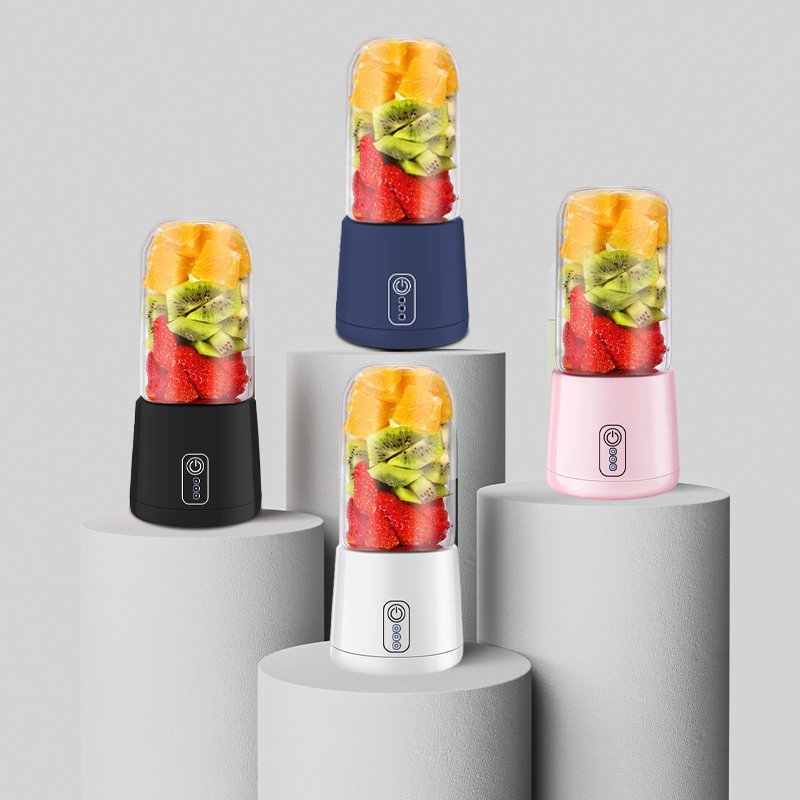 2024 New USB Charging Fresh Orange Juicer Electric Mini Blender Smoothies Six Blades Portable Blenders and Juicers Machine