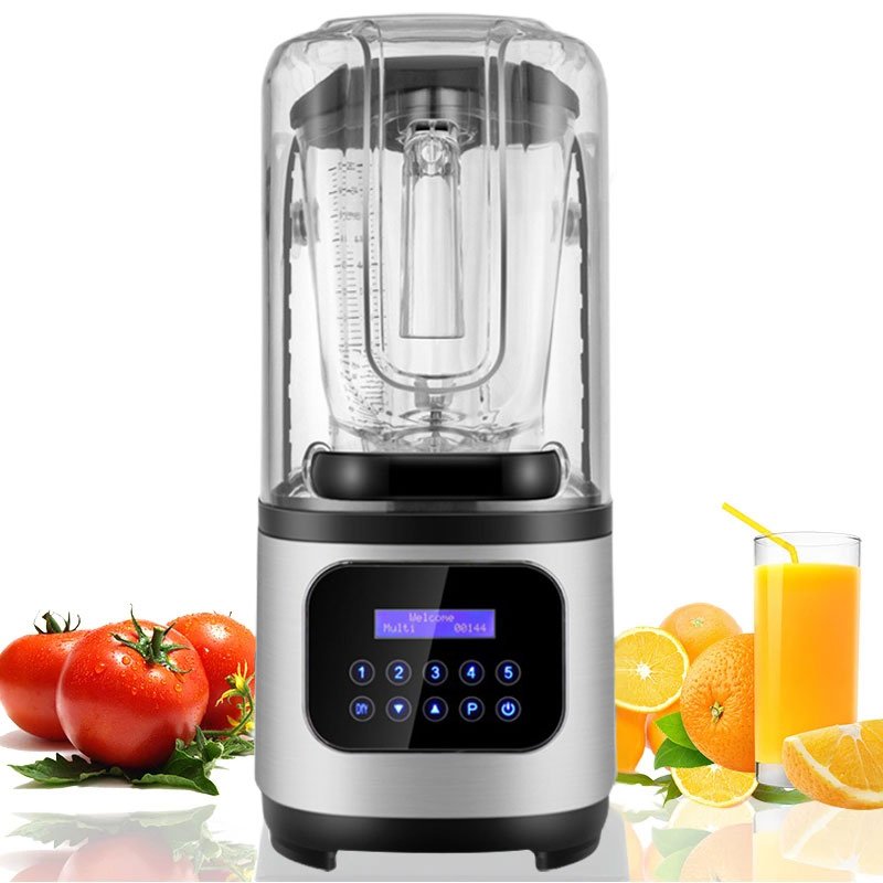 HOT SALE High Quality High Power Multifunctional Heavy Duty Smoothie Milkshake Commercial Blender with Soundproof Cover