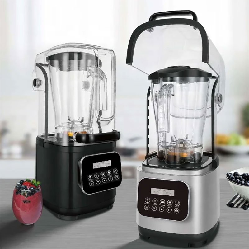 HOT SALE High Quality High Power Multifunctional Heavy Duty Smoothie Milkshake Commercial Blender with Soundproof Cover