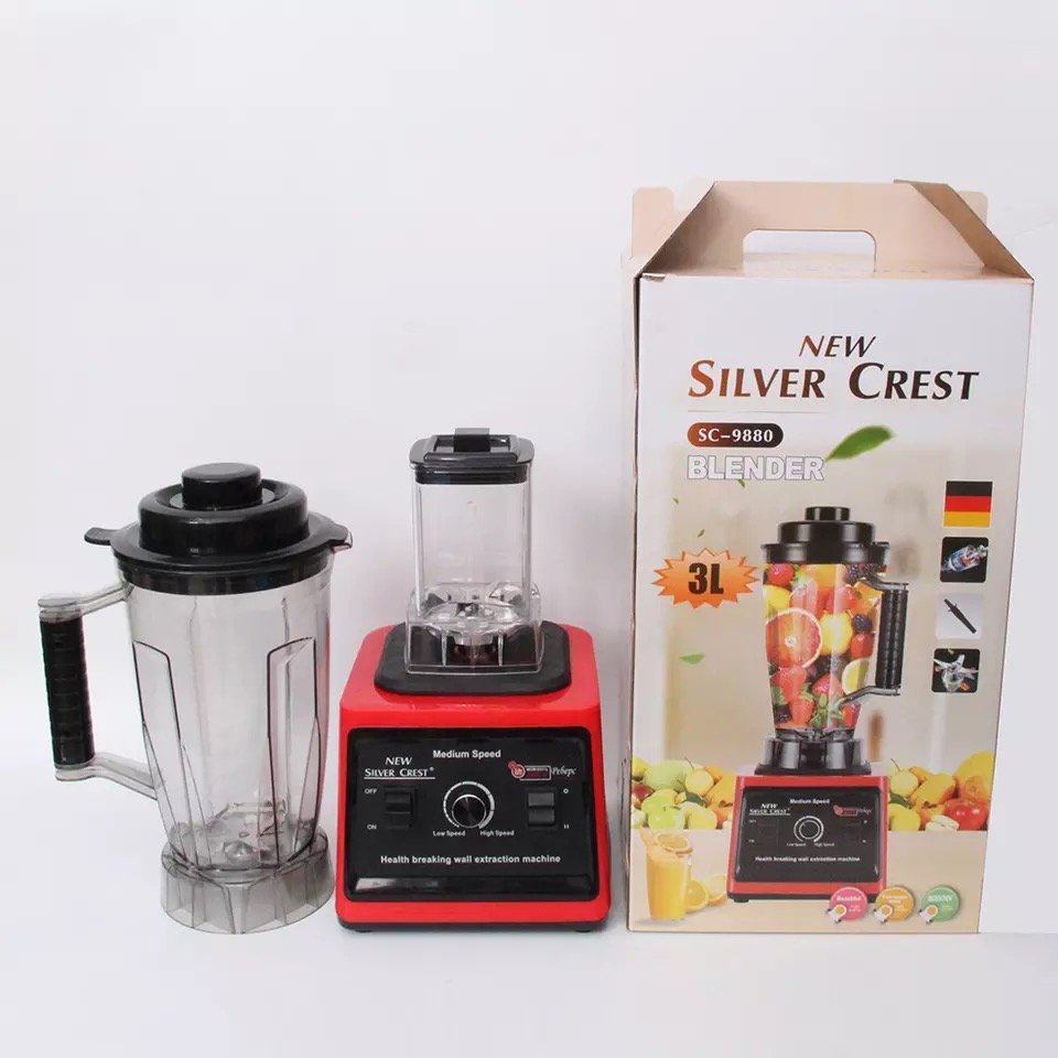 2022 Hot sales Silver crest 8000W Big Power 3L Multi-function Commercial Heavy Duty Blender Mixer