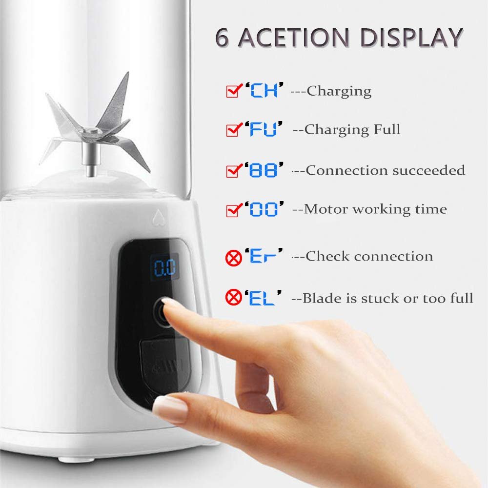 New Trend Product Fresh Smoothie Blender Juicer Usb Portable Blender Cup With 4200ml Bottle