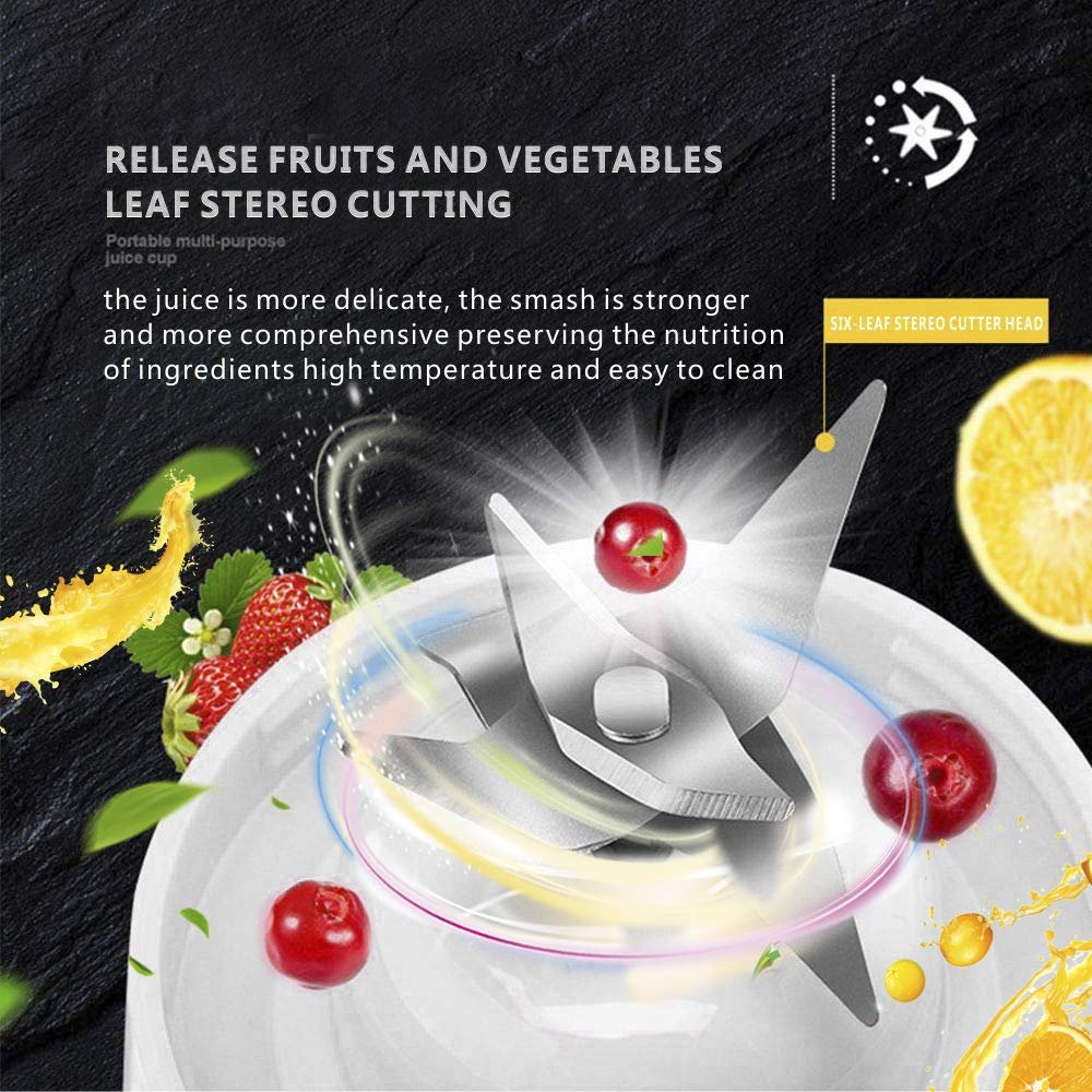 New Trend Product Fresh Smoothie Blender Juicer Usb Portable Blender Cup With 4200ml Bottle