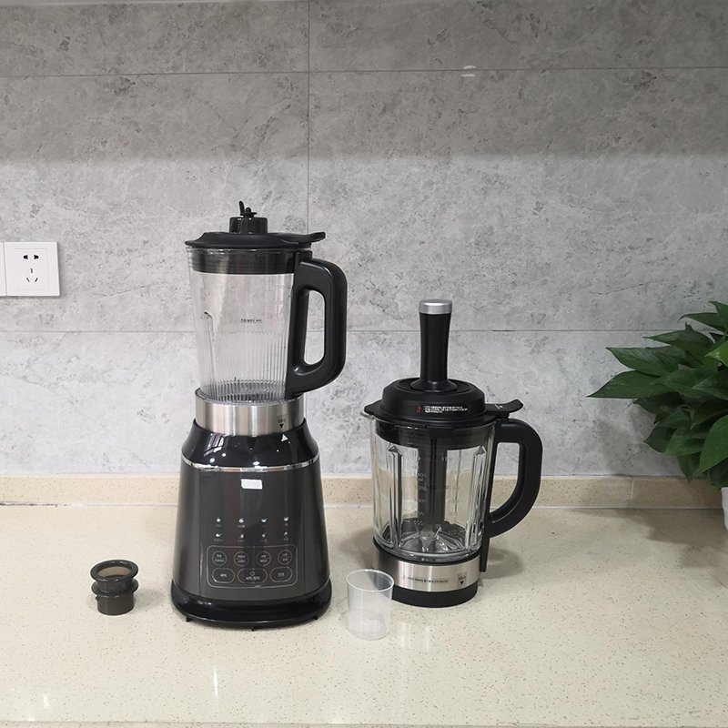 1.7L 800W 6 Blade Fruit Smoothie Household Multifunctional Touch Screen Smart High Speed Cooking Vacuum Blender For Home Use