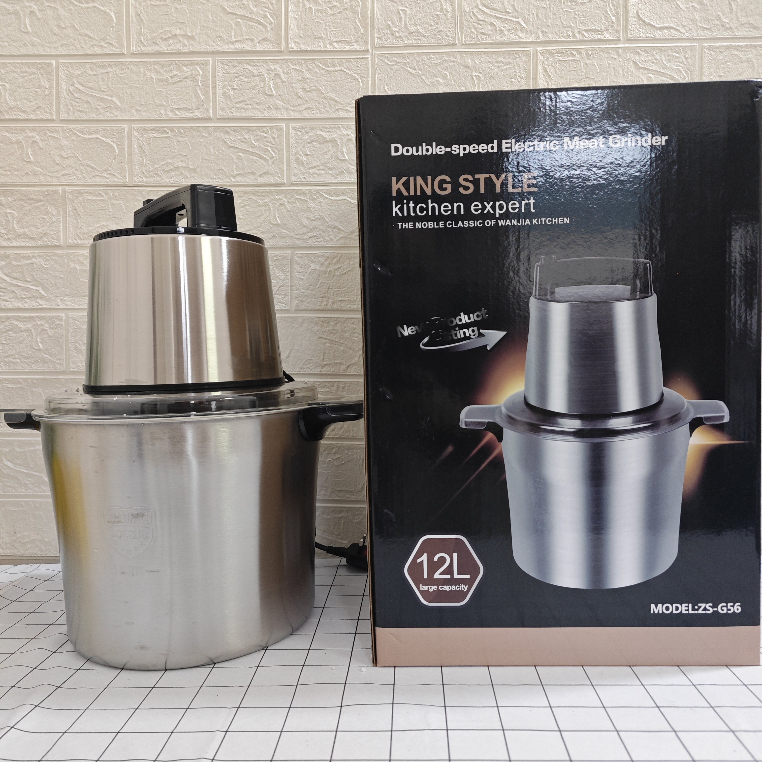 10L 12L yam pounder machinemeat chopper fufu pounding blender portable multifunction big electric meat grinder